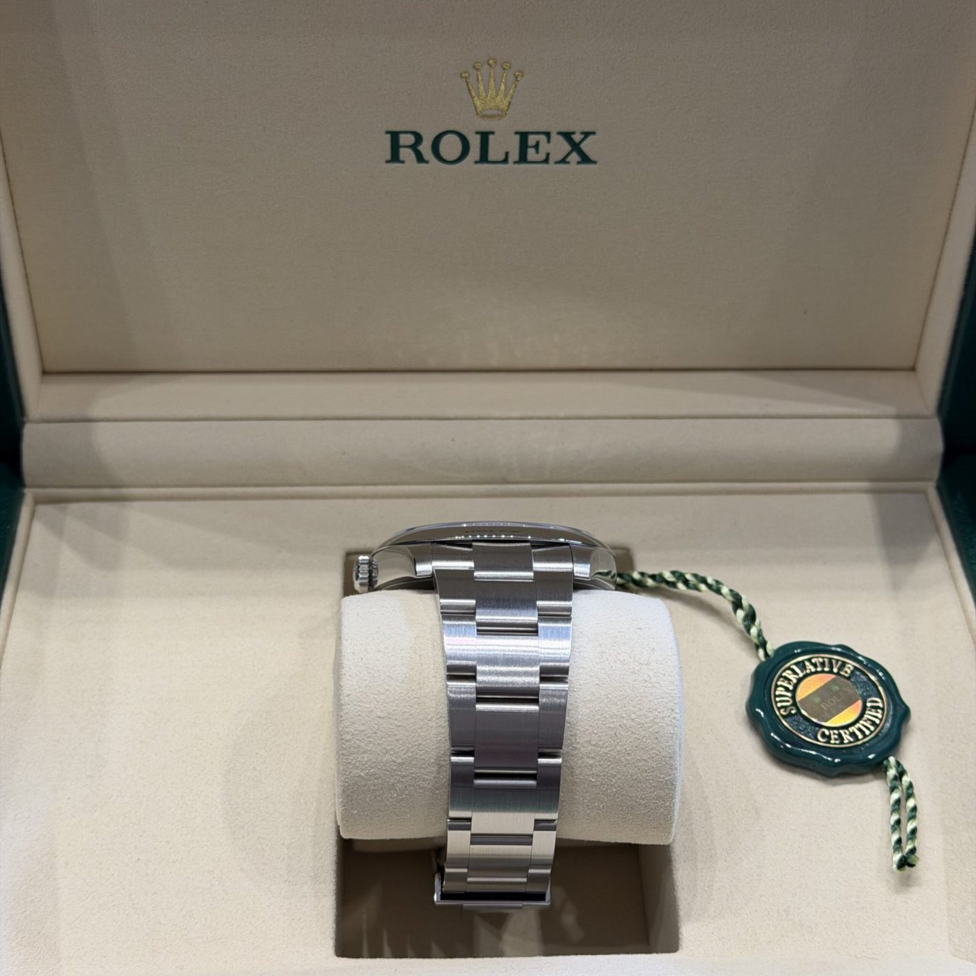 Rolex Oyster Perpetual 41 mm Verde, foto 2 di 4