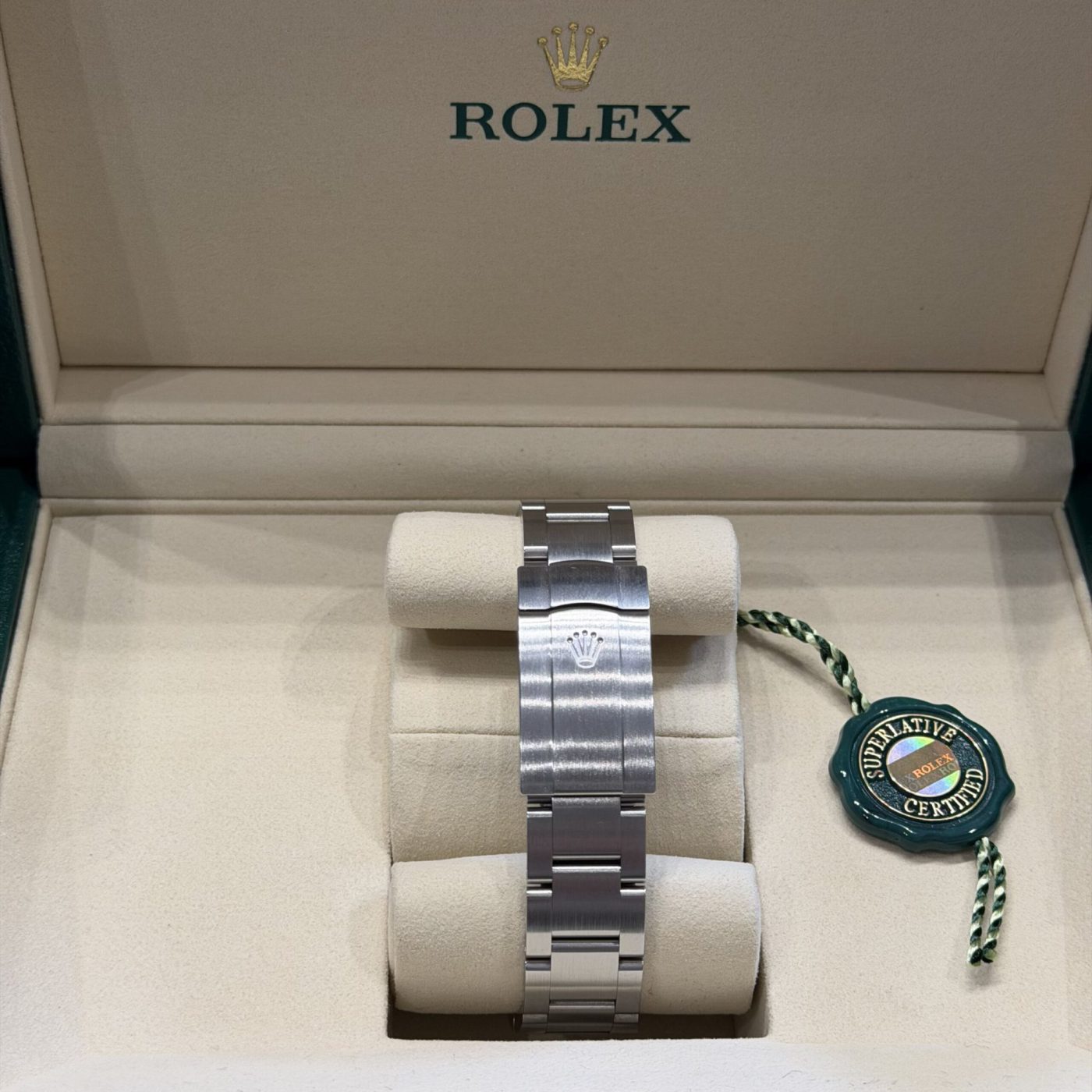Rolex Oyster Perpetual 41 mm Verde, foto 4 di 4