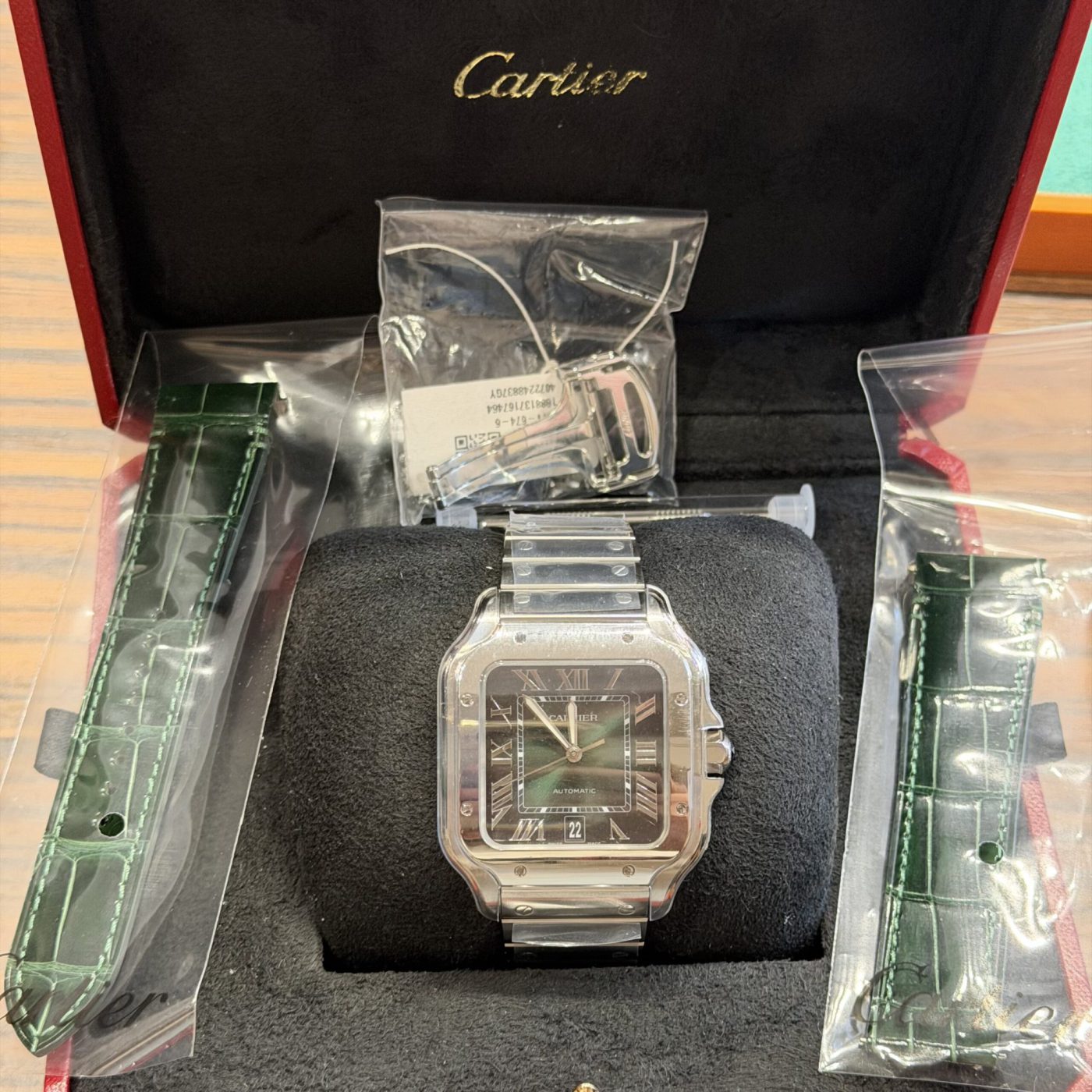 Cartier Santos Large Green, foto 1 di 4