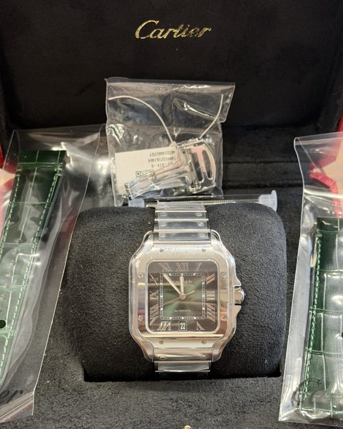 Cartier Santos Large Green