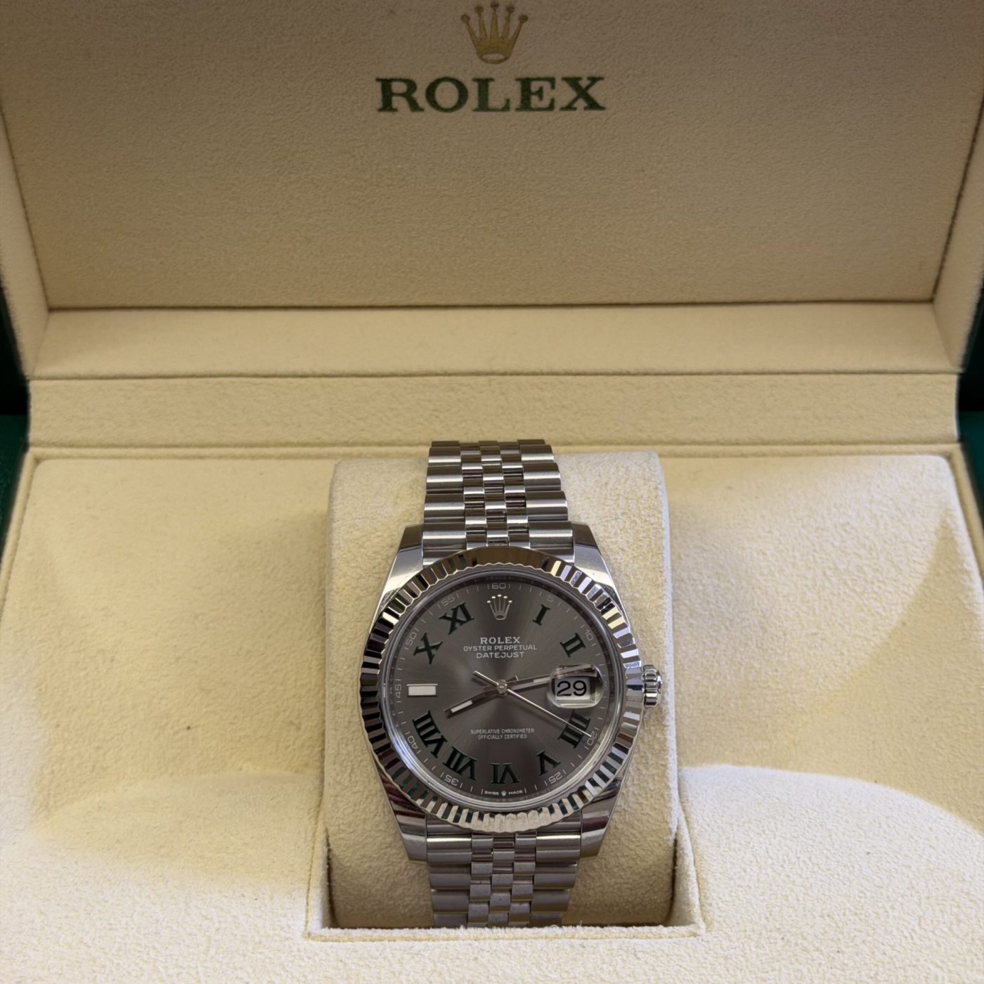 Rolex Datejust 126334 Wimbledon, foto 1 di 4