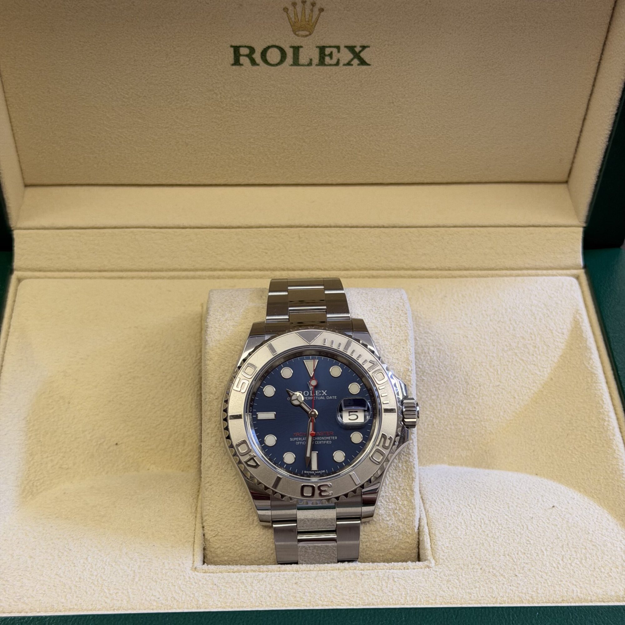 Rolex Yacht Master Blu